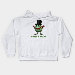 Fancy frog Kids Hoodie